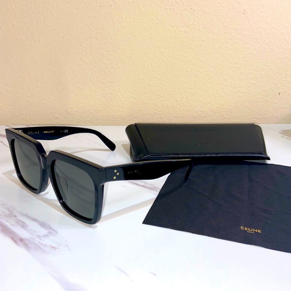 Celine Polarized Square Sunglasses